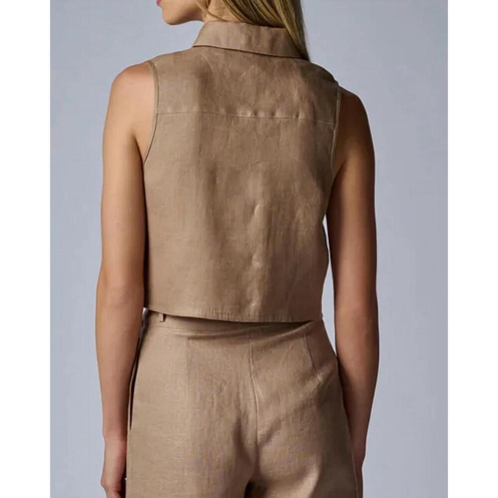 NEW HEVRON katja top in taupe - Picture 3 of 3